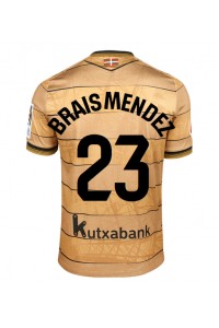 Real Sociedad Brais Mendez #23 Fotballdrakt Borte Klær 2024-25 Korte ermer